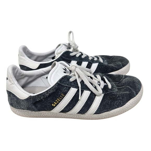 adidas Other - Adidas Gazelle Dark Grey White Suede Sneakers Mens 7